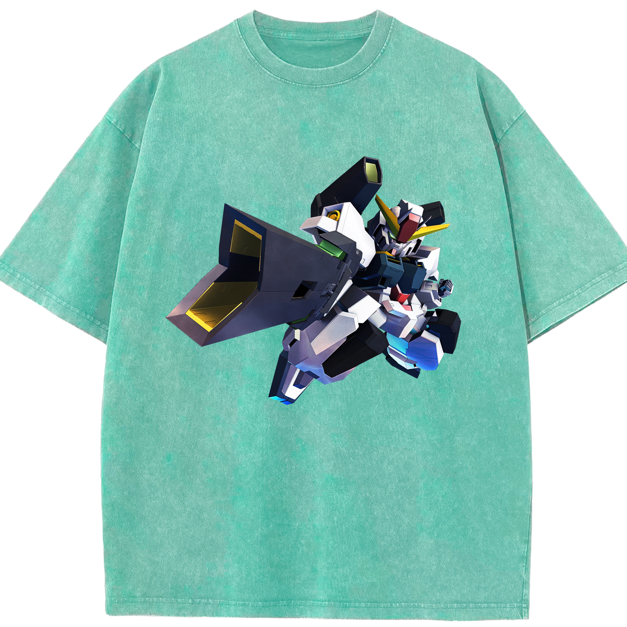 （画像用） 機動戦士ガンダム Mobile Suit Gundam 綿100% ヴィンテージ風 半袖Tシャツ（フロントプリント）